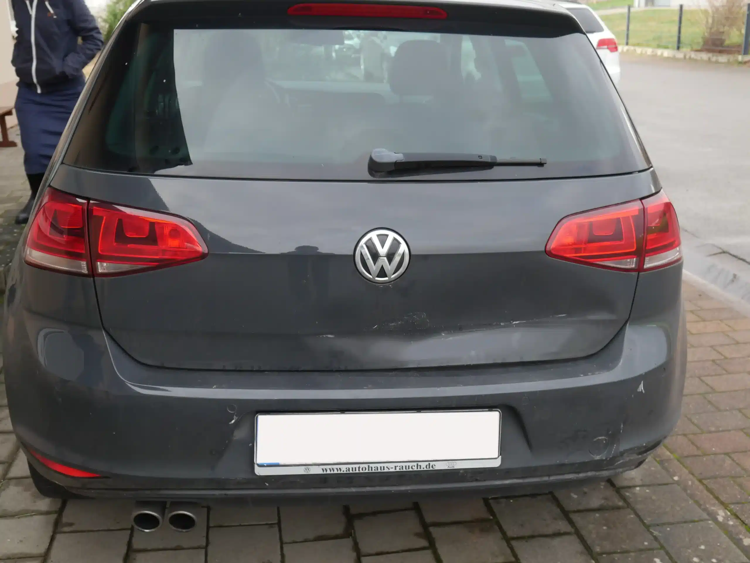 VW Golf VII mit Heckschaden — Praxisfall Bastian Kfz-Gutachter Kaiserslautern