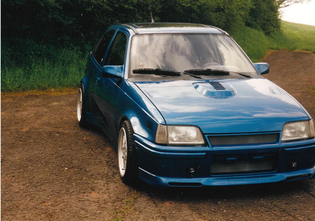 Der umfangreich umgebaute Opel Kadett GSi 16V von Gunther Bastian – Karosserie, Lack und Technik in Eigenarbeit