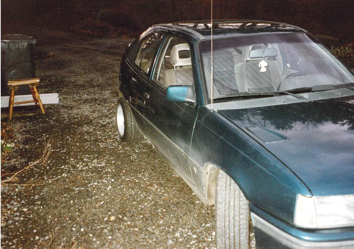 Opel Kadett GSi 16V vor dem Umbau – Ausgangszustand des Fahrzeugprojekts von Gunther Bastian