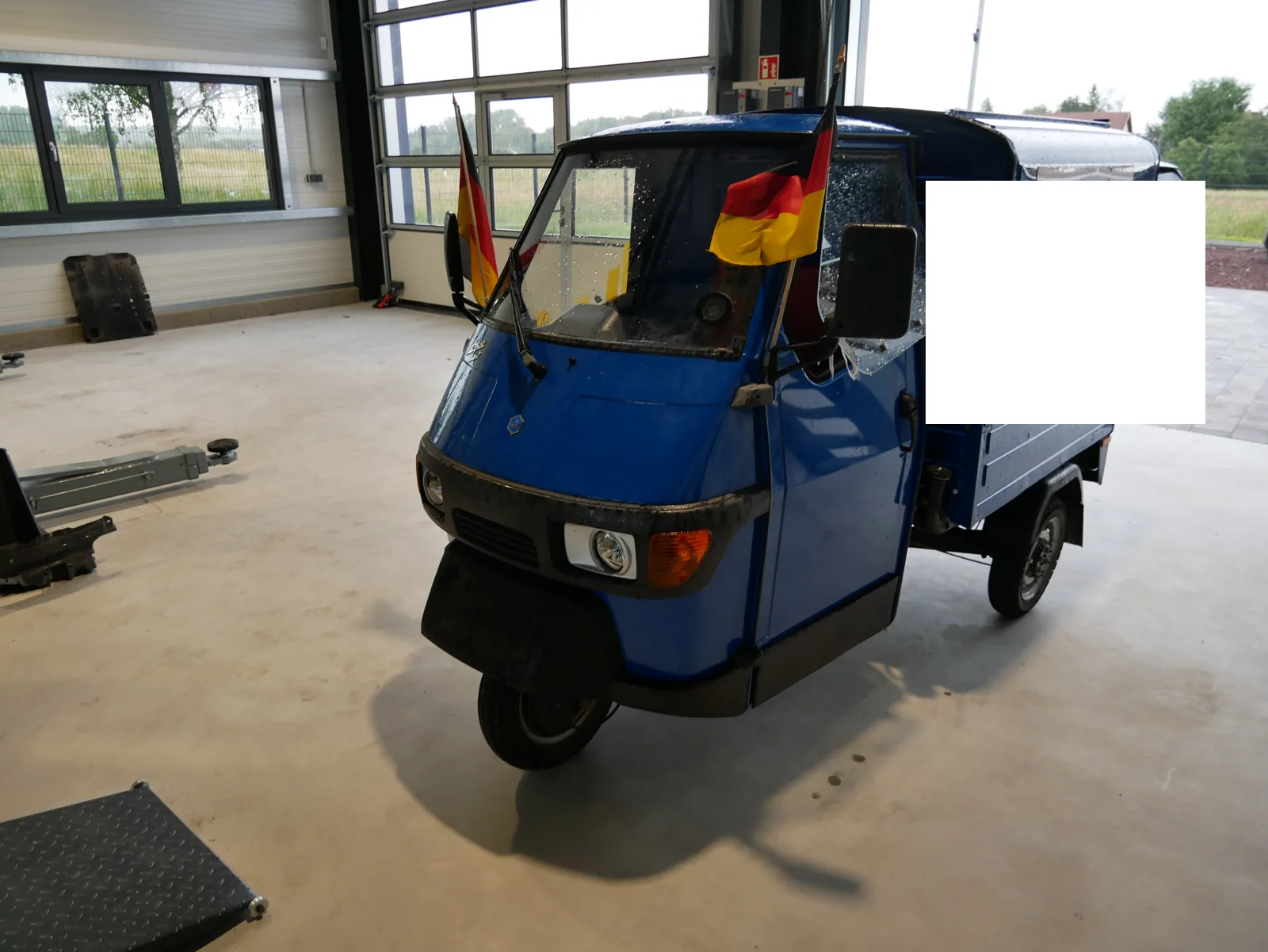 Piaggio Ape, Heckschaden – Praxisfall des Kfz-Gutachters in Raum Hütschenhausen/Landstuhl