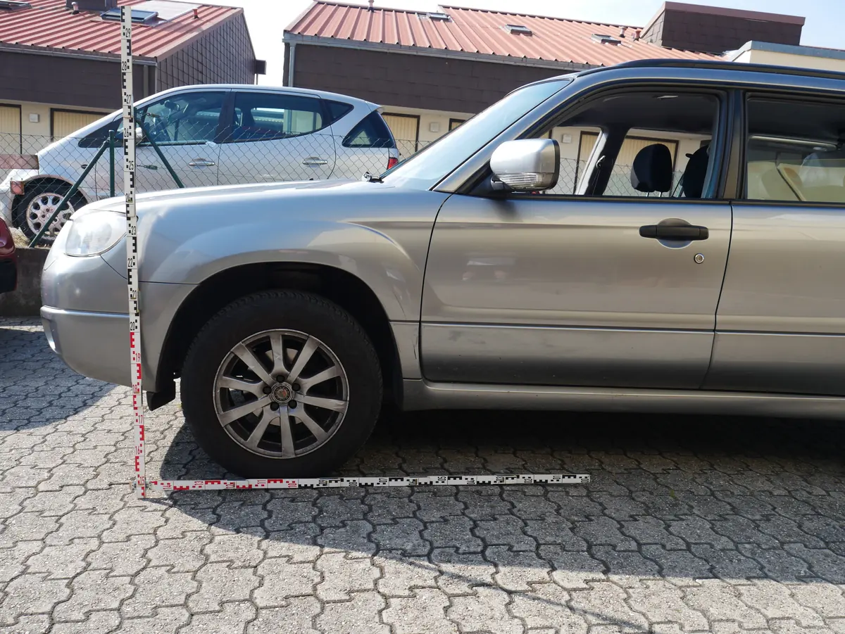 Subaru Forester, Parkschaden – Praxisfall des Kfz-Gutachters in der Südpfalz